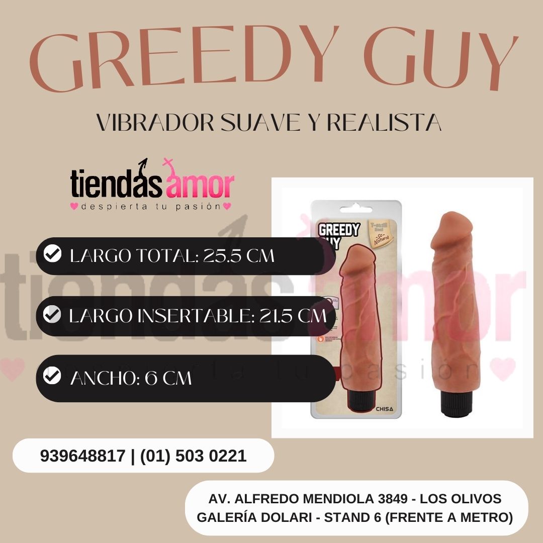 GREEDY GUY LATIN VIBRADOR